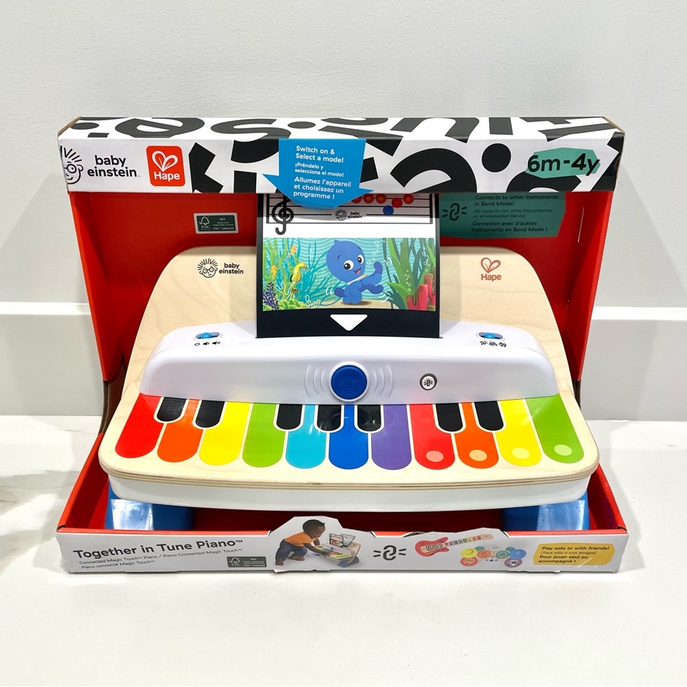NEW Baby Einstein Together in Tune Connected Magic Touch Piano Toy